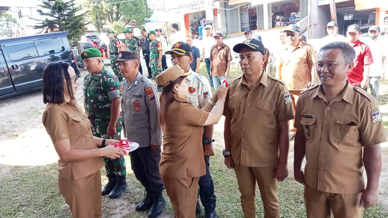 Apel Siaga di Tugu Kacang Kawangkoan, Sinergitas Lintas Sektor Diperkuat Jelang Tahun Baru 2026